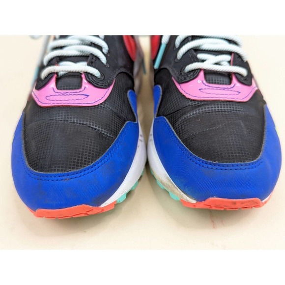 Nike Mens Air Max 1 Parachute Running Shoes Black CU4713-001 Hyper Grape Low 10 main image 4